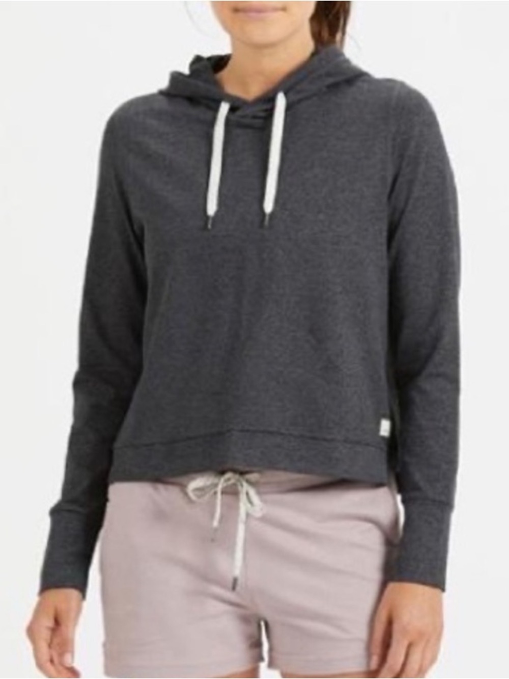 Vuori Halo Essential charcoal gray athletic hoodie sweater Size Small